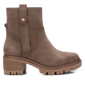 Women's Suede Booties Carmela By XTI 160967 Taupe
