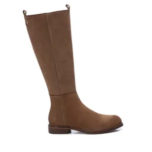 Women's Suede Boots By XTI 160978 Taupe