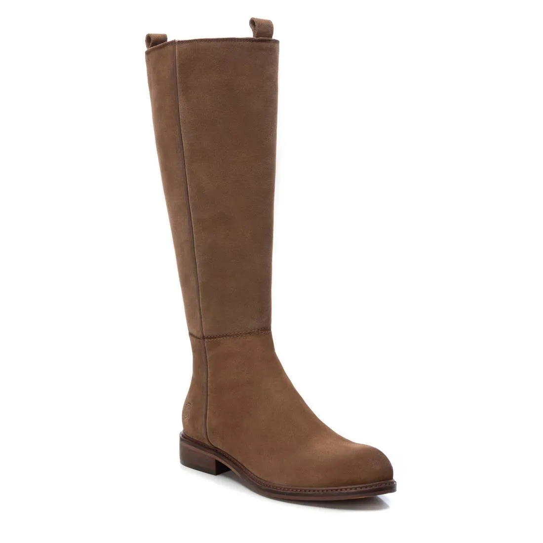 Women's Suede Boots By XTI 160978 Taupe