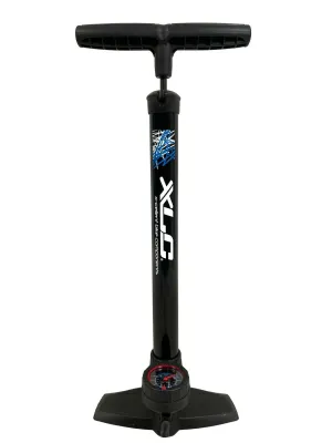 XLC Delta Track Pump With Gauge - Black