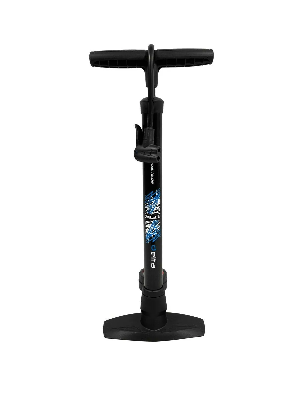 XLC Delta Track Pump With Gauge - Black