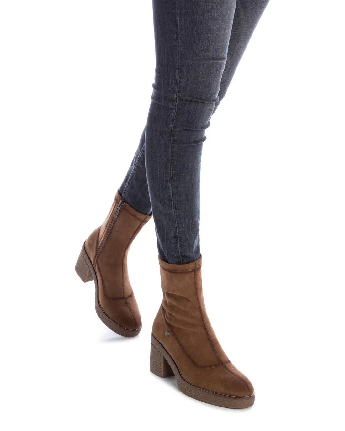 XTI Women's Casual Suede Booties By XTI 172015