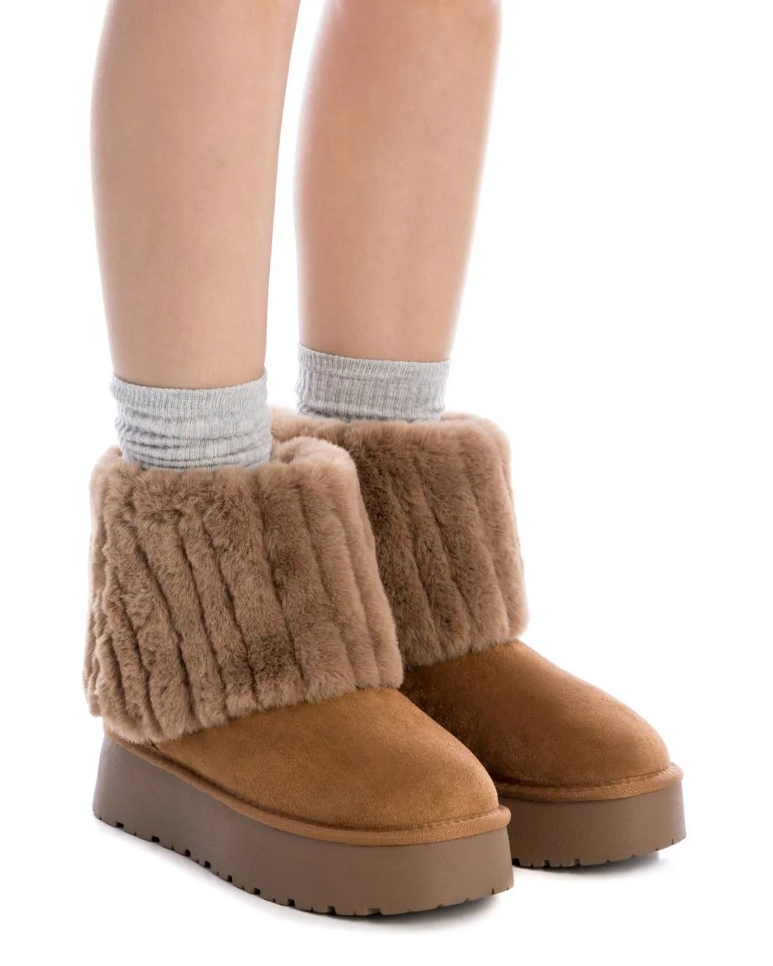 XTI Women's Winter Suede Booties By XTI 143519